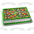 Colorful Dots Pattern Background Edible Cake Topper Image ABPID10099 Sale