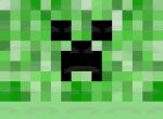 Minecraft Creeper Face Green Edible Cake Topper Image ABPID27364 on Sale