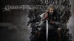 Game of Thrones Eddard Stark Sitting on the Iron Throne Edible Cake Topper Image ABPID01864 For Discount