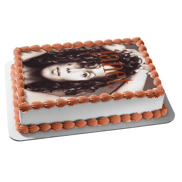 Janet Jackson Music Singer Edible Cake Topper Image ABPID09919 Sale