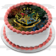 Harry Potter Hogwarts School of Wizarding Houses Edible Cake Topper Image ABPID04311 Online