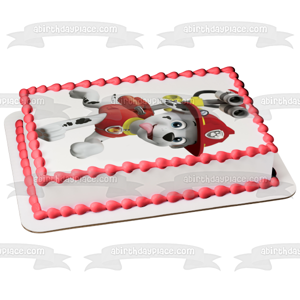 Paw Patrol Marshall Flying Edible Cake Topper Image ABPID27421 Online