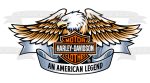 Harley Davidson Logo Eagle an American Legend Edible Cake Topper Image ABPID27289 Cheap