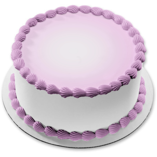 Light Pink Background Edible Cake Topper Image ABPID09830 For Sale