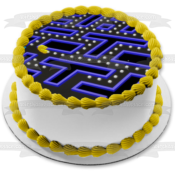 Namco Pac-Man Inky Blinky Pinky Clyde Edible Cake Topper Image ABPID22354 Online