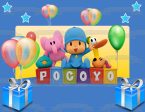 Pocoyo Happy Birthday Presents Balloons Stars Pato Elly Edible Cake Topper Image ABPID27563 Fashion