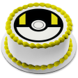 Pokemon Poke Ball Ultra Ball Edible Cake Topper Image ABPID15234 Cheap