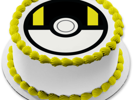 Pokemon Poke Ball Ultra Ball Edible Cake Topper Image ABPID15234 Cheap