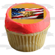 United States Military Navy Seal American Flag Edible Cake Topper Image ABPID22332 Cheap