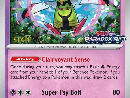 Xatu (059) (Staff Prerelease Promo) [Scarlet & Violet: Black Star Promos] Online now