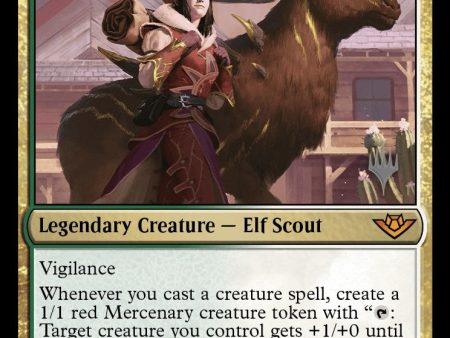 Selvala, Eager Trailblazer (Promo Pack) [Outlaws of Thunder Junction Promos] on Sale