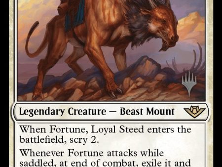 Fortune, Loyal Steed (Promo Pack) [Outlaws of Thunder Junction Promos] Online Hot Sale