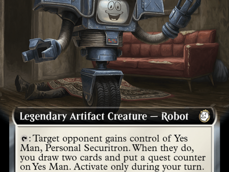 Yes Man, Personal Securitron (Extended Art) (Surge Foil) [Fallout] Discount